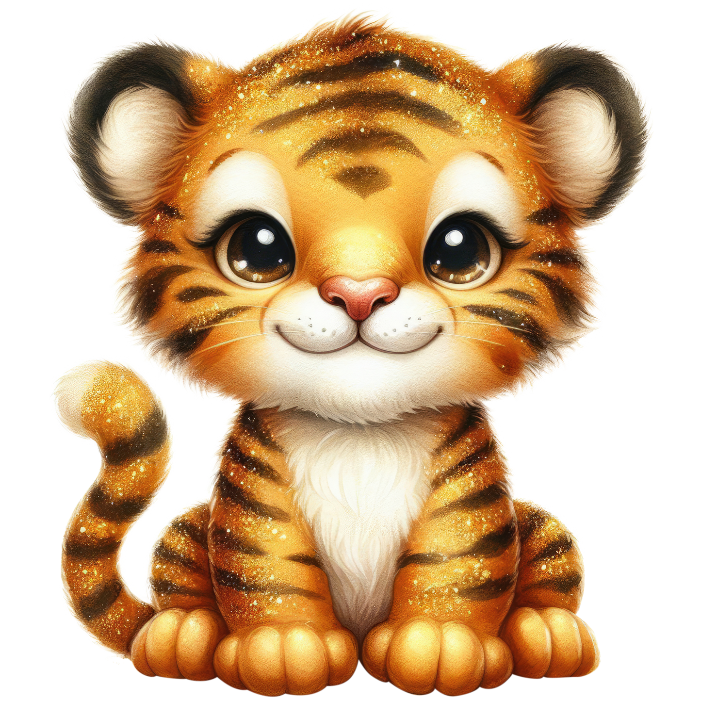 Bügelbild Tiger