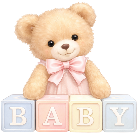 Bügelbild Teddy Baby